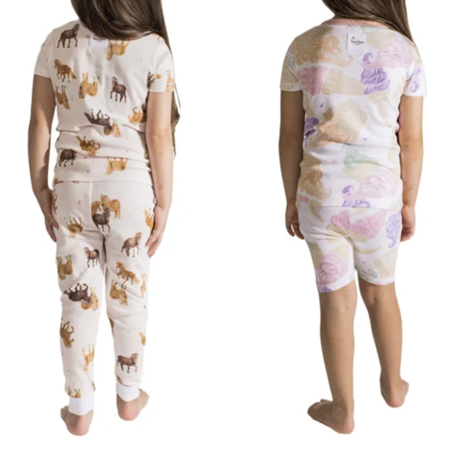 Burt's Bees Kids' 4-piece Pajama Set - Pink