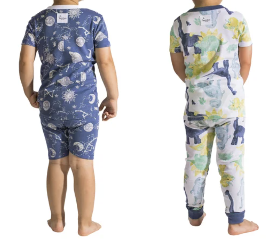Burt's Bees Kids' 4-piece Pajama Set - Blue