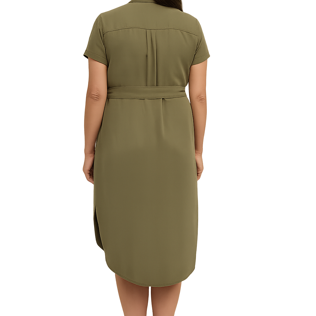 Teddi Rose Women's Tencel Shirt Dress
