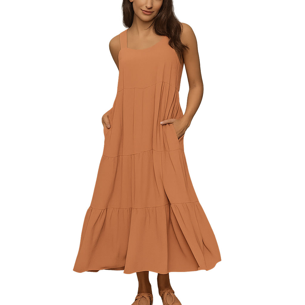 Felina Women's Tiered Maxi Dress