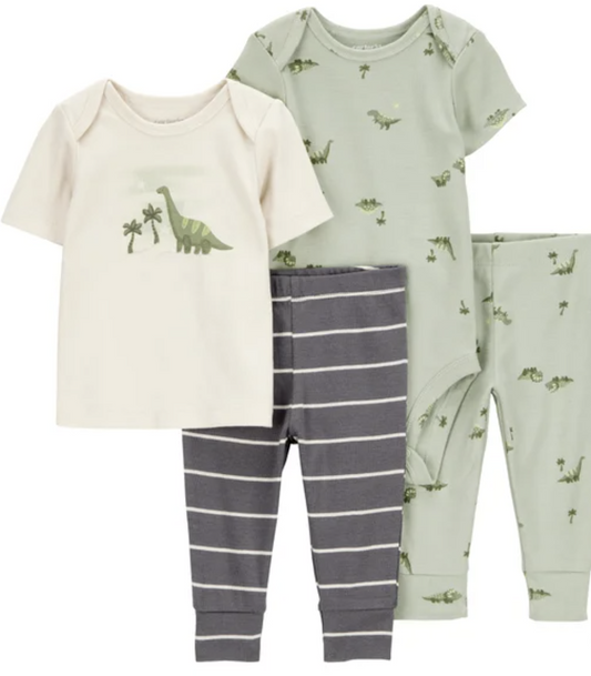 Carter's Baby 4-piece Layette Set - Green