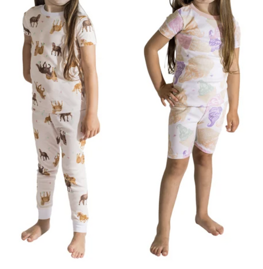 Burt's Bees Kids' 4-piece Pajama Set - Pink