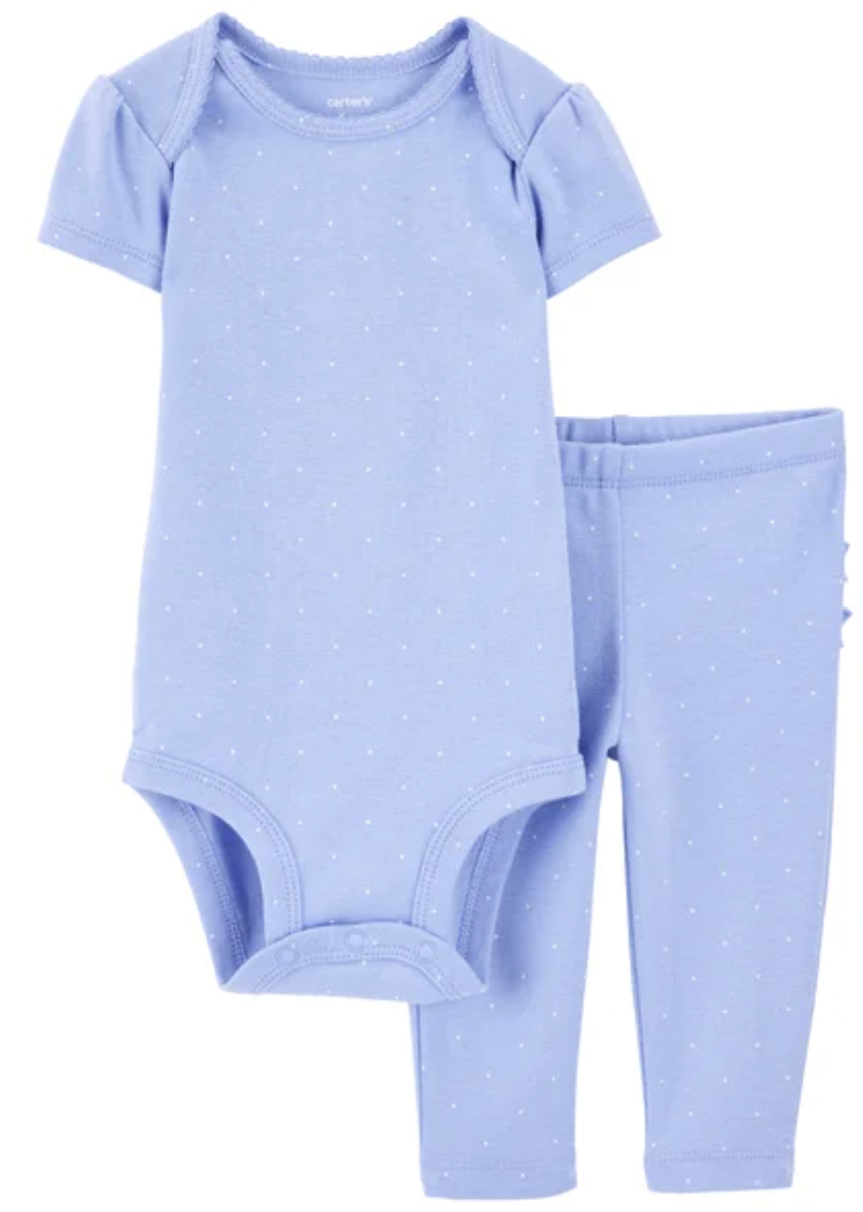 Carter's Baby 4-piece Layette Set - Purple