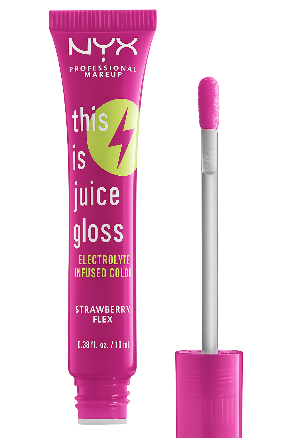 NYX - This Is Juice Gloss Hydrating Lip Gloss Strawberry Flex
