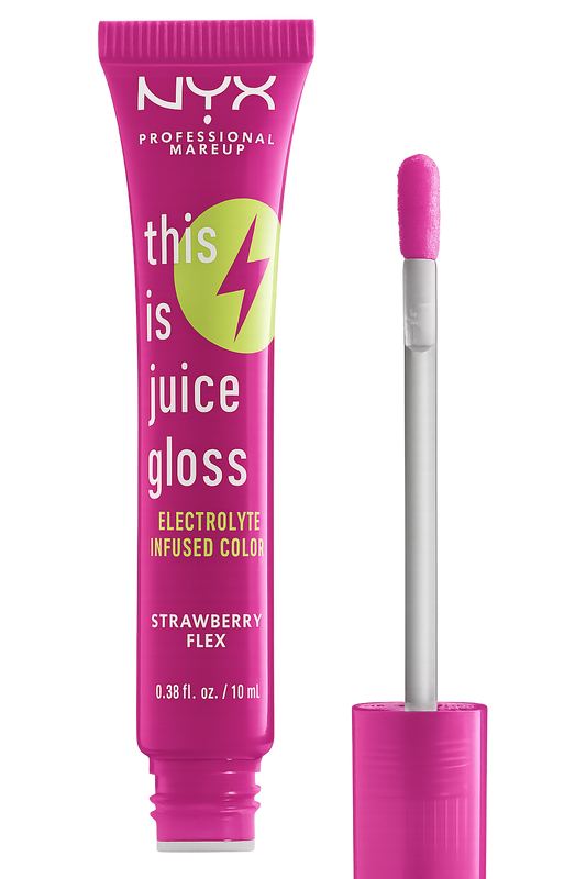 NYX - This Is Juice Gloss Hydrating Lip Gloss Strawberry Flex