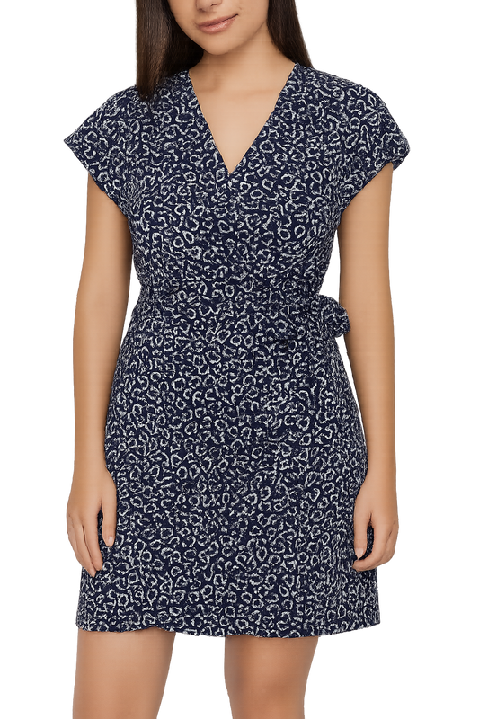 Nicole Miller Women's Faux Wrap Dress - Multi