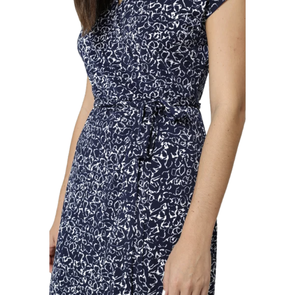 Nicole Miller Women's Faux Wrap Dress - Multi